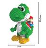 Classic Game Dinosaur Shape Building Blocks - Yoshi & Mario