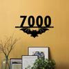 Custom Metal Address Sign Personalized House Number Plaque Outdoor