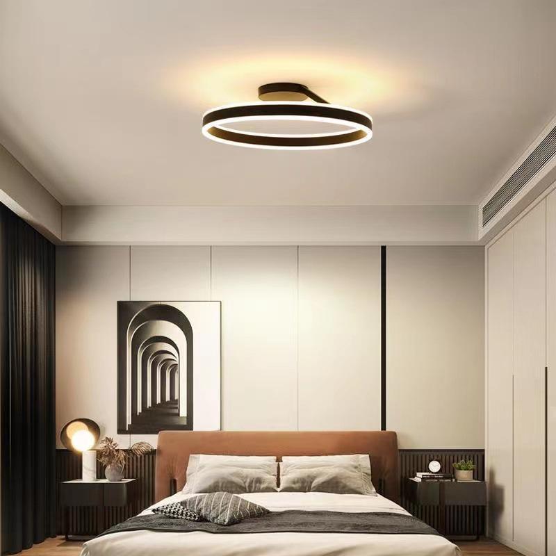 Modern Minimalist Ring Led Ceiling Chandelier Dimmable for Dining Living Room Center Table Bedroom Lusters Luminaires Decor Lamp