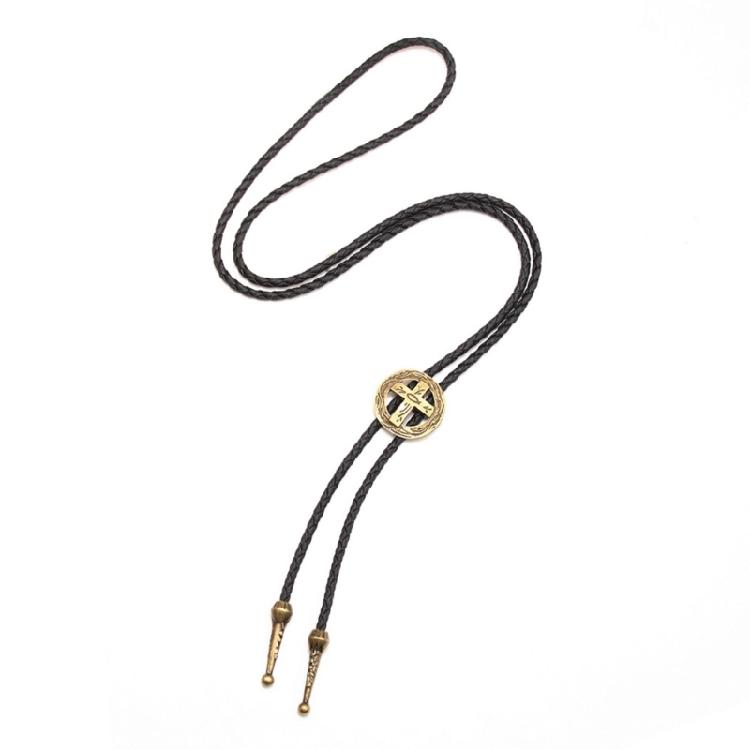 Боло-галстук в винтажном стиле для Хэллоуина, карнавалов, вечеринок, мужской, подростковый, костюм, декор 1 бронзовый