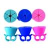 Portable Silicone Nail Polish Container Sleeve With Spillresistant Clamp For Manicurists
