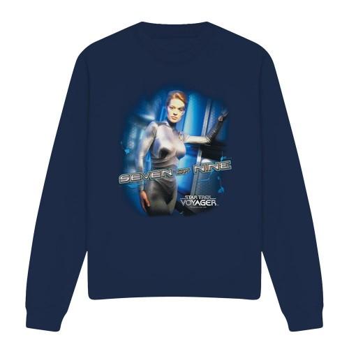 STAR TREK Unisex Adult Seven of Nine Sweatshirt