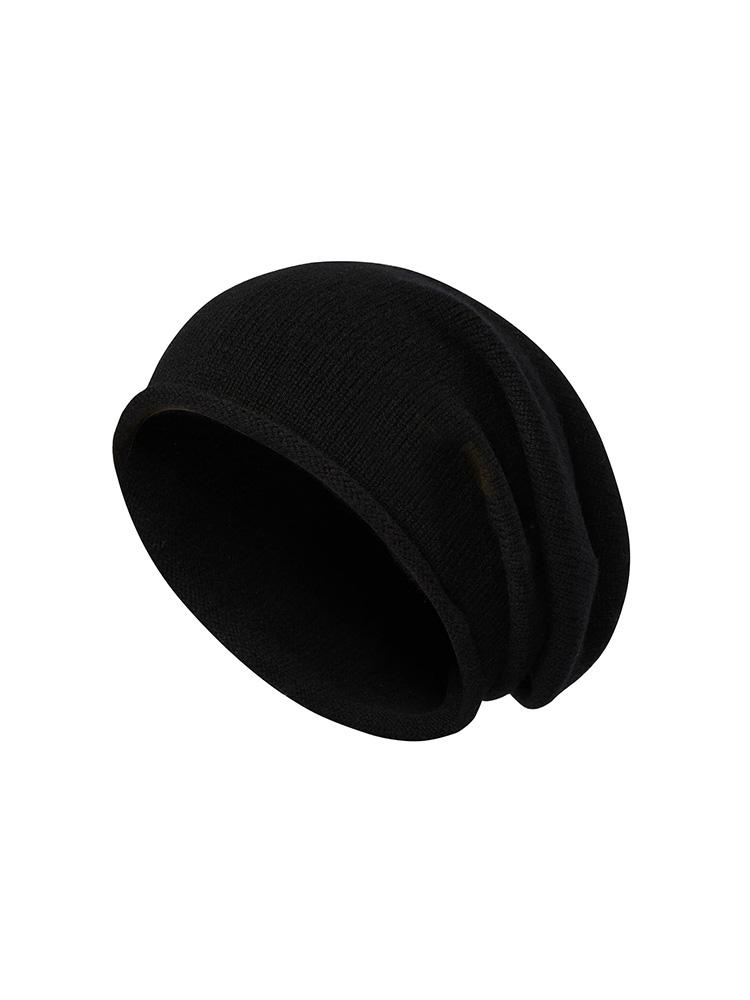 Beanie Hat Slouchy Flipped Soft Knitted Cap Warm Outdoor Hiking Winter Hat Casual Bonnet Hat Fashion Lightweight Comfortable