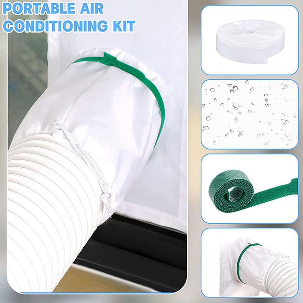 Window Seal Set Portable Air Conditioning and Tumble Dryer Window Sealing Cloth Set for Portable Air Conditionings