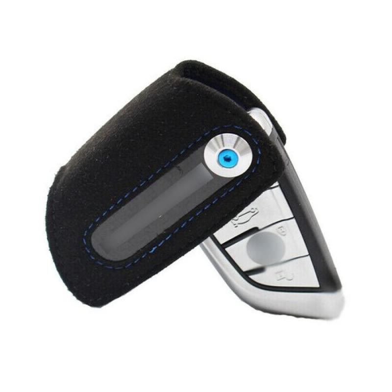 

A+ Suede Leather M Performance Car Key Cover Case For BMW X1 X4 X5 X6 5 7 Series S чёрный