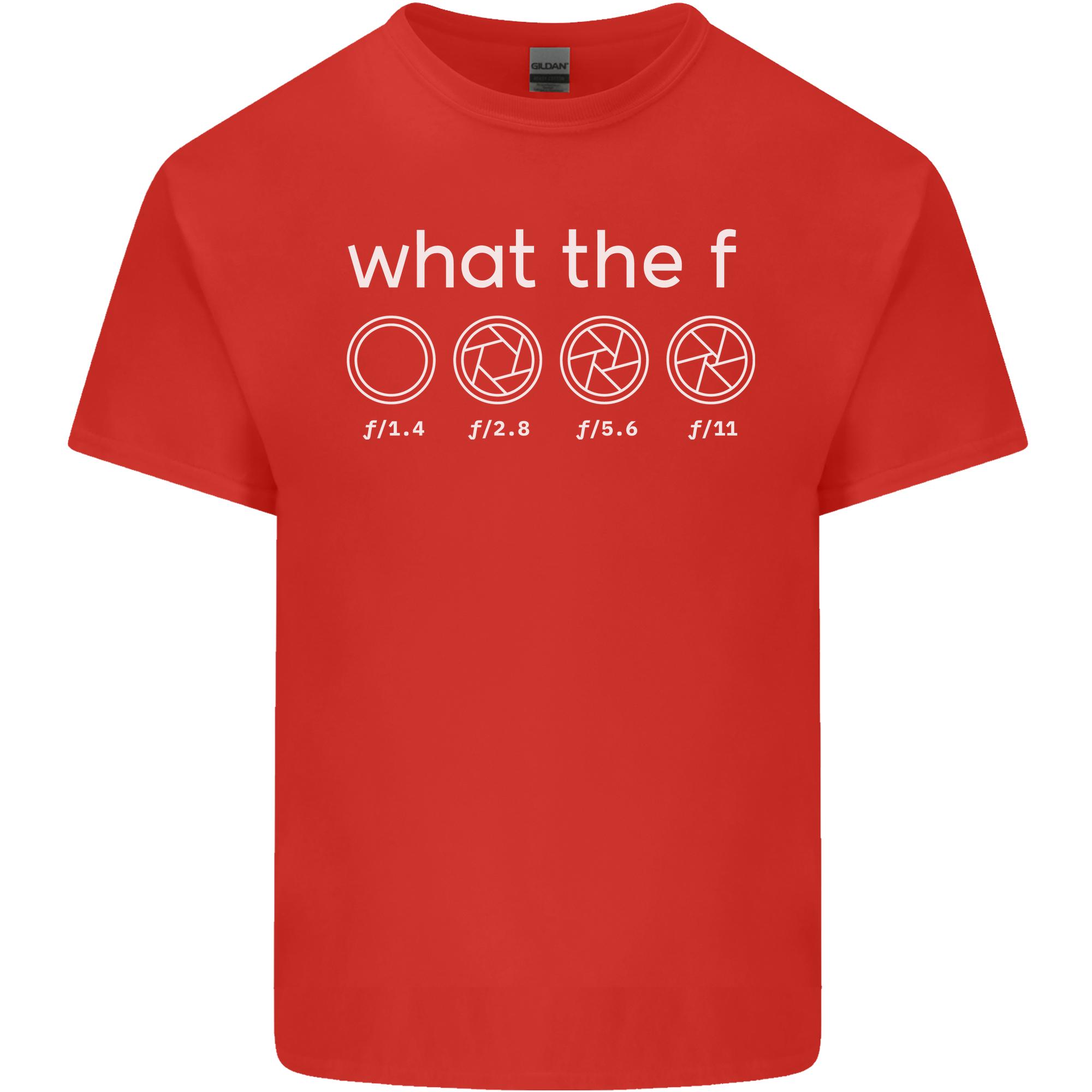 Funny Photographer F Stop Camera Photography Unisexs Light Cotton TShirt S