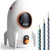 ENMY Electric Pencil Sharpener, Fully Automatic Pencil Sharpener for No.2/Colored Pencils(7-12mm), Auto In & Out, Totally Hands-Free Rechargeable