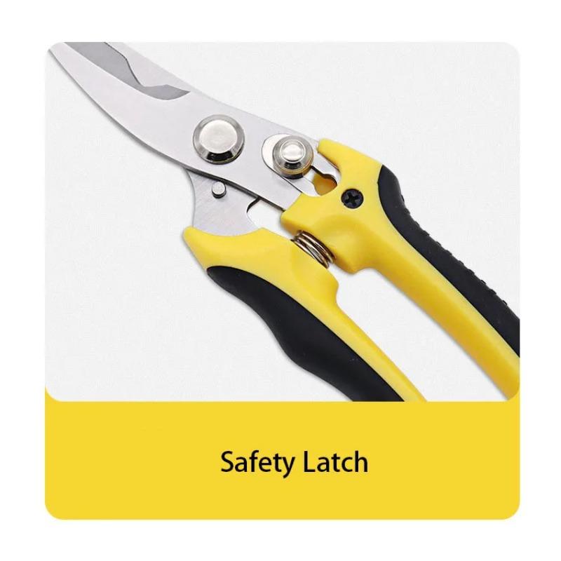 Oțel inoxidabil Lamă ascuțită Bypass Foarfece de tundere Plante Bonsai Ramuri rare Unelte de tăiat țevi de uz casnic Foarfece de grădină