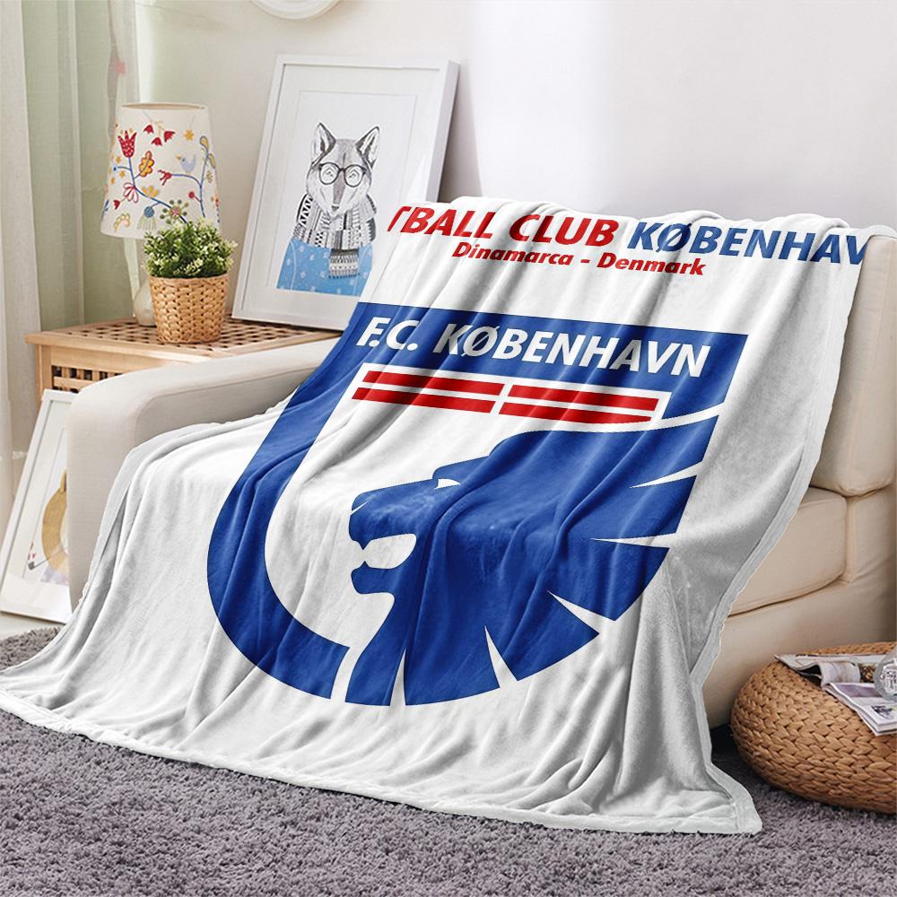 FC. København Flanelldecke, Hohe Qualität, Bequem für alle Jahreszeiten, Heimdekoration, Wärme und Komfort