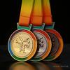 Personalisierter Taekwondo Medaillenanhänger, Gold Silber Bronze, Zinklegierung, Schulsportwettkampf, Kreatives Souvenir, 1 Stück