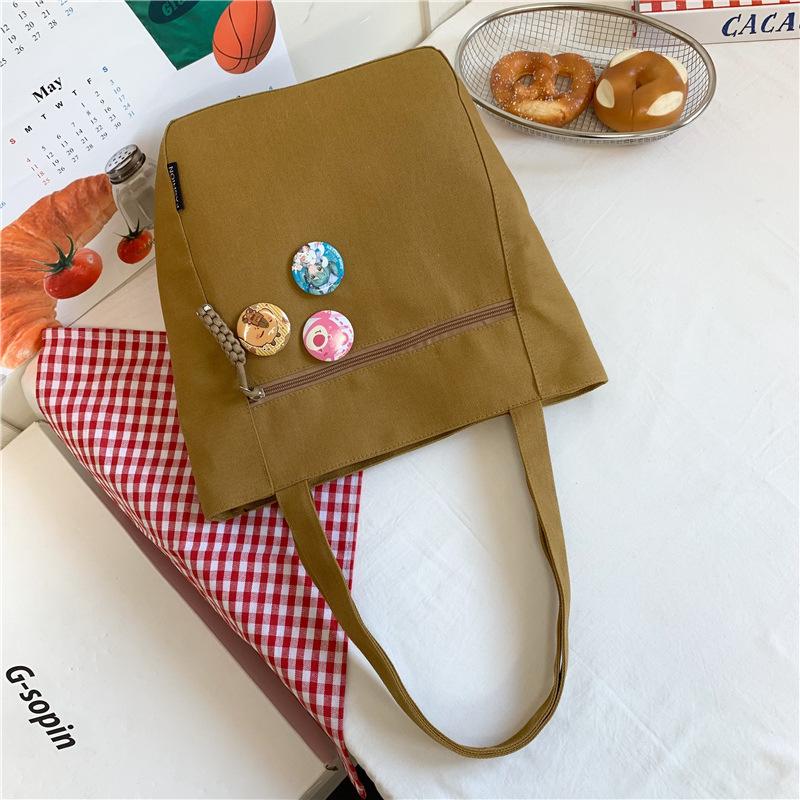 Canvas Bag Women's 2025 New Bag Shoulder Bag Handbag Premium Tote Bag Cloth Bag Student