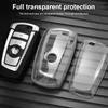 TPU Soft Car Transparent Key Case Remote Control Protect Cover For BMW X3 X4 G02 G05 X5 G07 X7 G30 G12 G11 G32 G31 5 7 Series I8 I12 I15 G01