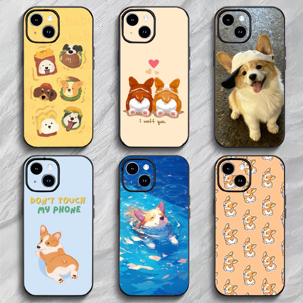 Cute and funny corgi dog Phone Case Phone Case Soft Packaging Lightweight For iPhone17 16 15 14 13ProMax