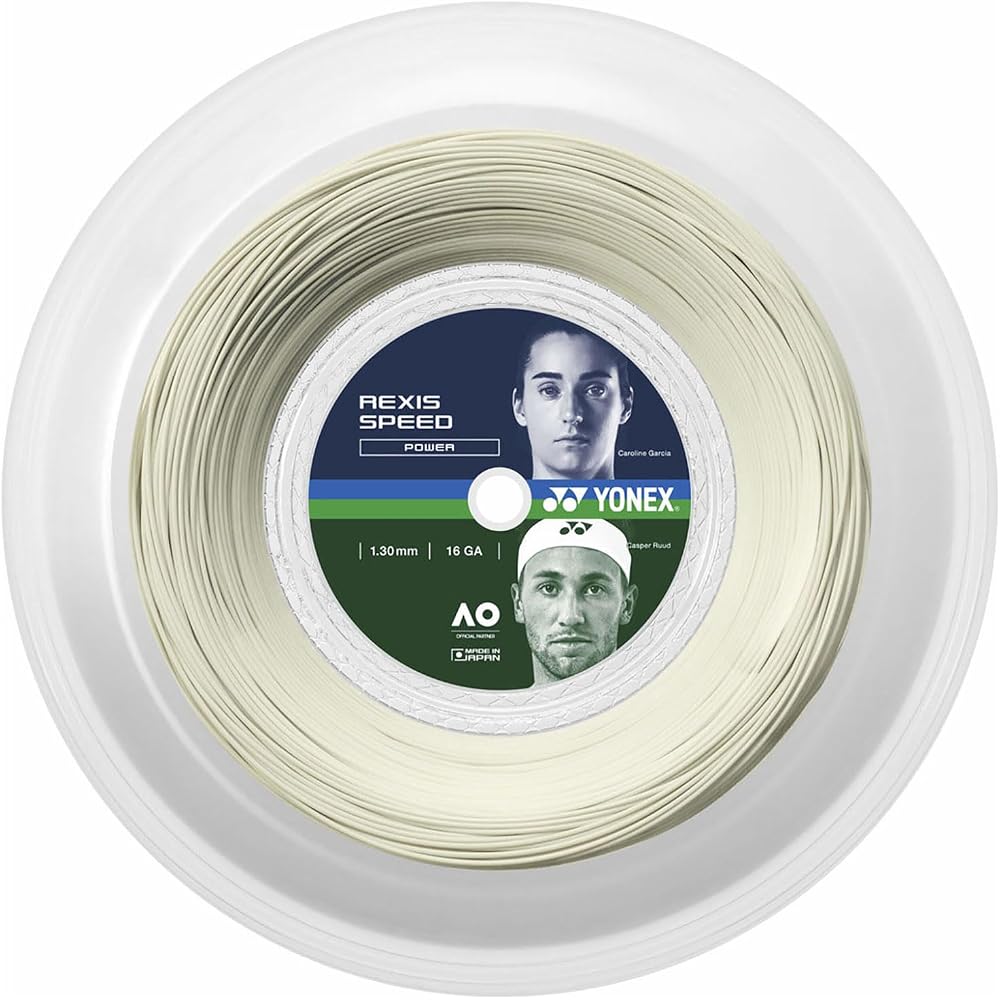 YONEX Lexis Speed 130 Tennis String 200m White 1.30mm