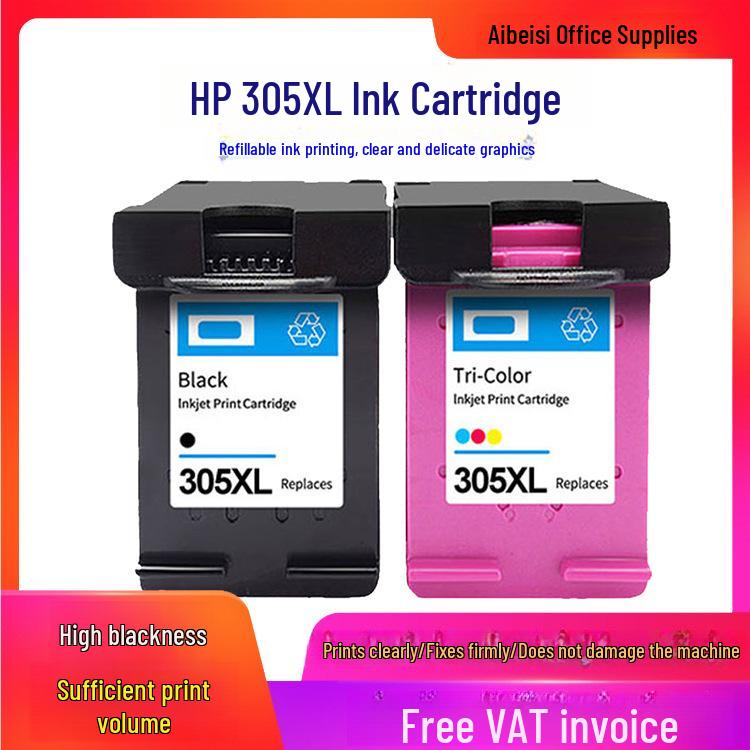

Сумісні з чорнильними картриджами HP 305XL/805XL для принтерів DeskJet 2700, 2720, 2722, 2729 European 305XL Black Ink Cartridge [600 pages]