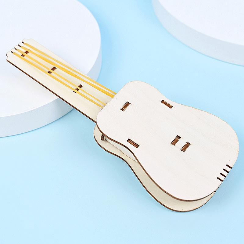 Rubber Band Guitar DIY Craft Kit for Kids - Educational Science Experiment & Teaching Aid