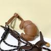 1Pcs Luggage Accessories Creative Croissant Keychain Leather Bread Shape Handbag Messenger Bag Underarm Bag Pendant