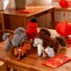 1322Cm High Quality Plush Steed Toy With Saddle Cute Plush Horse Doll Lovely Stuffed Animal Pony Bag Charm