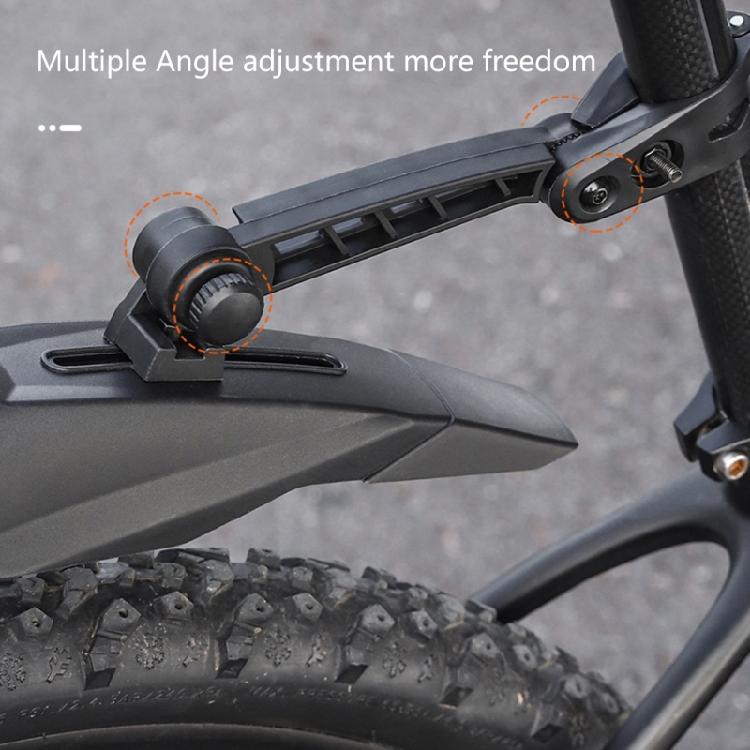 1 Set of Bicycles Front Rear Mud Guard for Mountain Bikes, Bicycles Mud Flap Adjustable Bicycles  Front Rear Mudguards