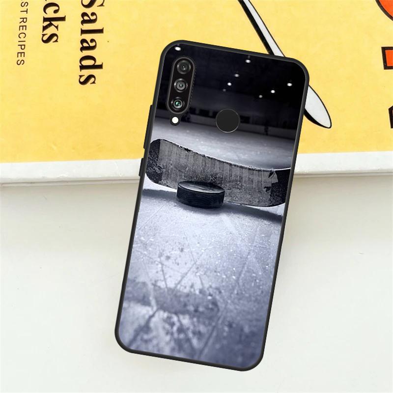Hockey Stick and Puck For Huawei Nova 12i 7i 8i 11i Y73 Y72 Y61 Y91 Y90 Y70 Y60 9 10 SE 11 Pro P30 P40 Lite Case