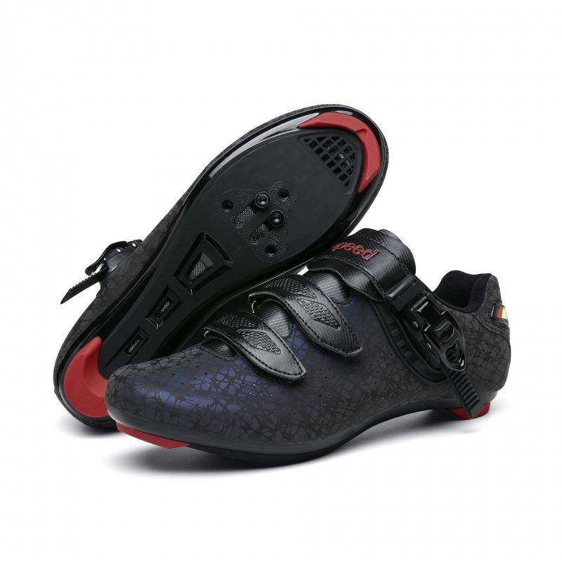 Spring and Summer New Lock Shoes Cycling Shoes Luminous Men's and Women's Bicycle Power Shoes Hard-soled Mountain Cycling Sports Shoes