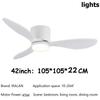 Variable Frequency LED Ceiling Fan with Remote Control for Dining, Living, and Study Rooms