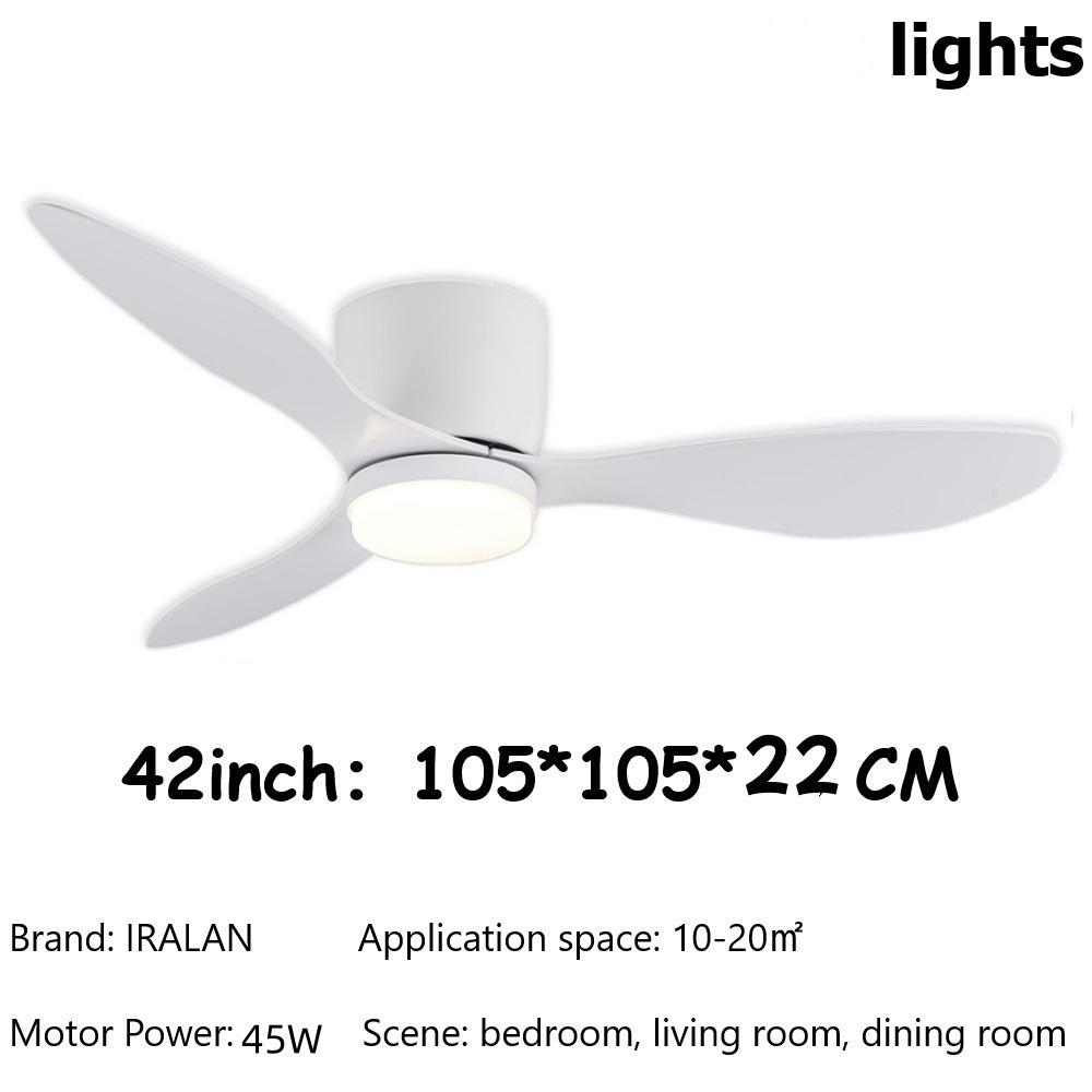Variable Frequency LED Ceiling Fan with Remote Control for Dining, Living, and Study Rooms