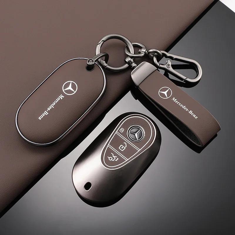 

GLC GLB New TPU Car Smart Key Case Cover Shell Fob Holder For Mercedes Benz C E S Class GLC W206 W223 W214 E300 C260 C300 S450