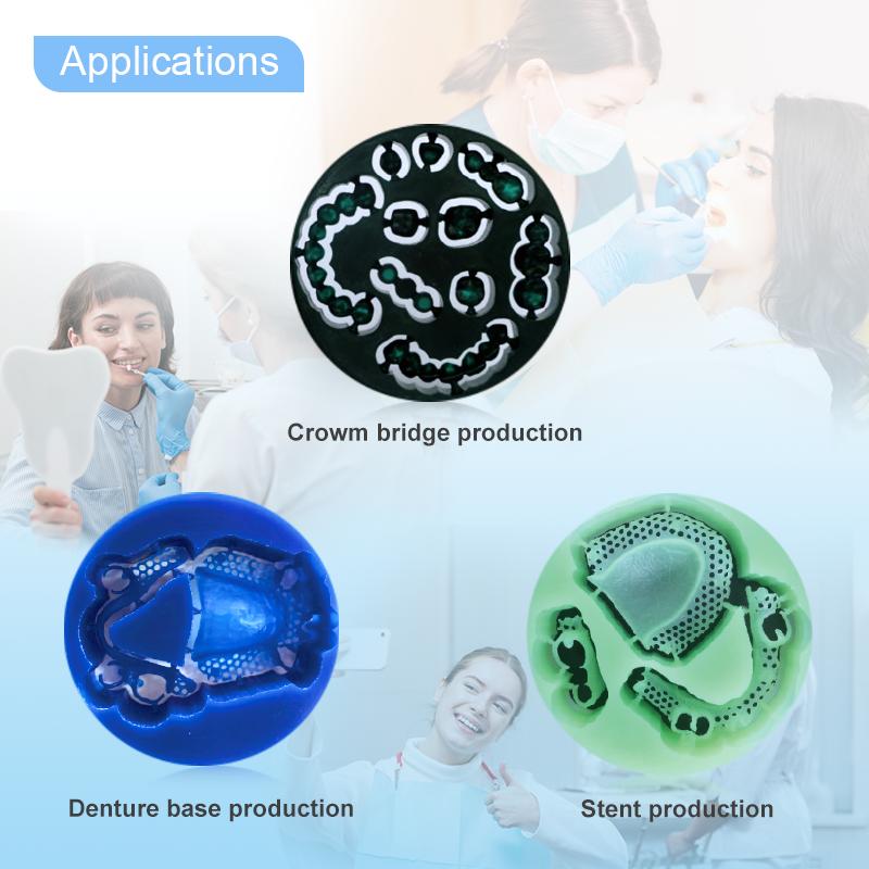 LODDEN Dental Labor WACHS Scheiben Block 98mm*10-30mm für CAD CAM Wachsscheibe Zahnarzt Zahnprothesen Material Wachs Shore D Zahnarzt Material