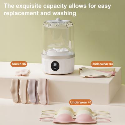 Πλυντήριο Εσωρούχων Yousheng Φορητό Επαναφορτιζόμενο Μίνι Πλυντήριο Γρήγορη Πλύση Χρονισμένοι Κύκλοι Υπερηχητική Τεχνολογία Φιλικό για Ταξίδια Πλυντήριο