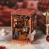 DIY Wooden Dollhouse Miniature Doll House Kits 3D Puzzle Creative Room With LED Lights Home Desk Decoration For Christmas Gift