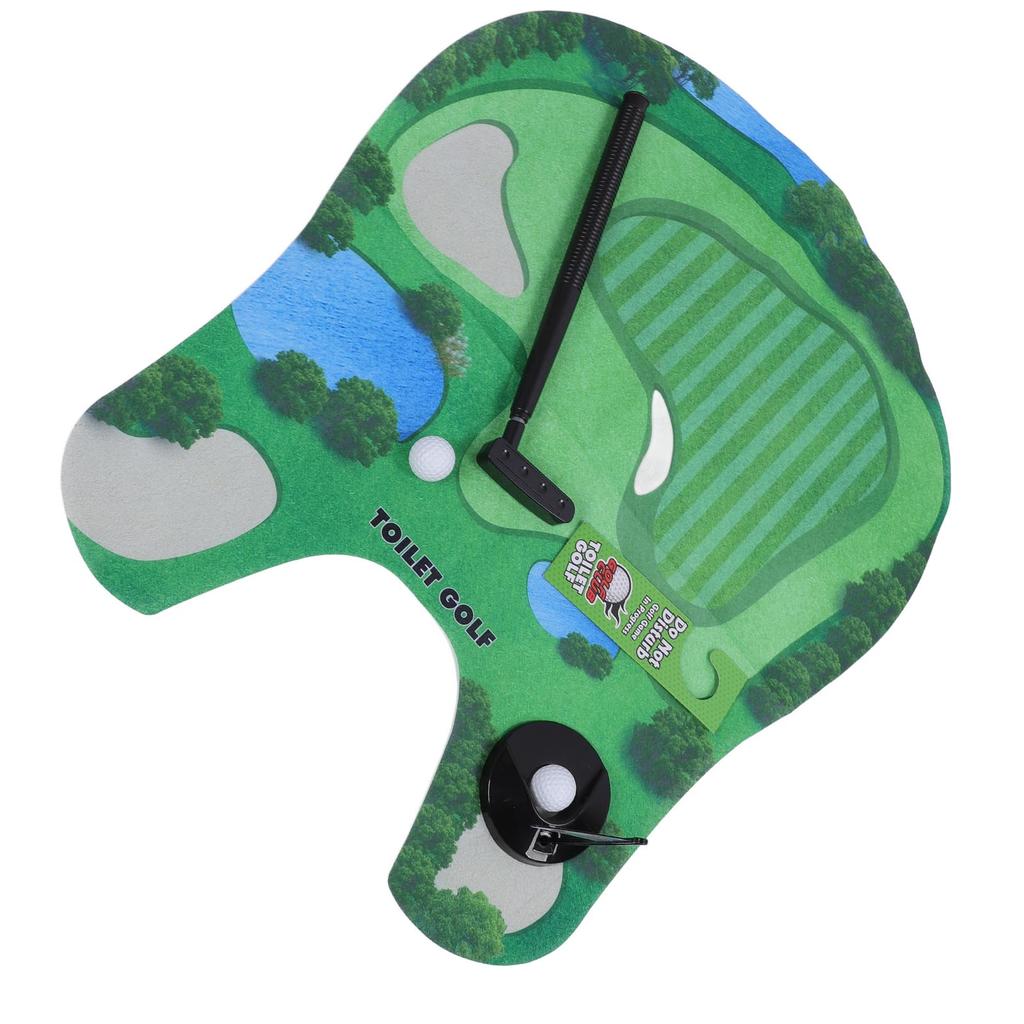 Toaletný Golfový Hra Funny Golf Kúpeľňová Toaletná Hračka Putting Golfová Hra Vnútorné Tréningové Mini Golfové Súpravy
