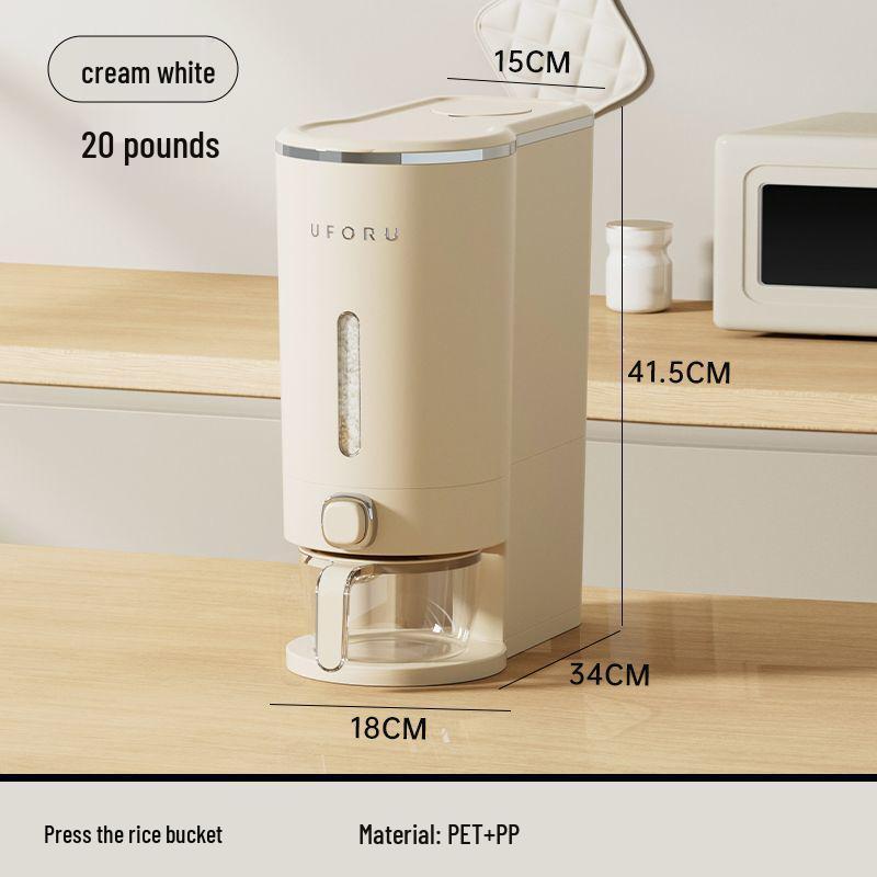 Sealed Insect-Proof Rice Storage Bin with Moisture Protection