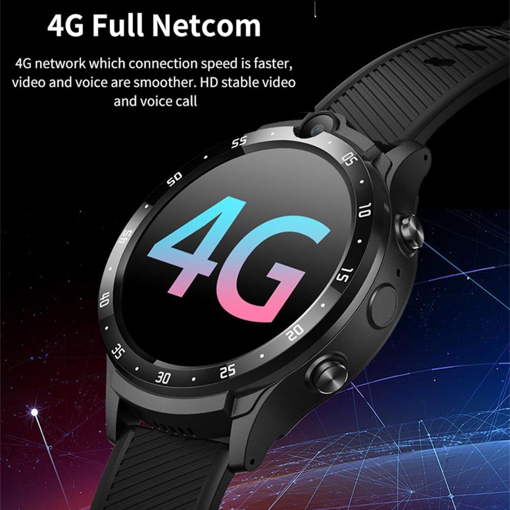 Men 1.28" 4g Full Netcom Smart Watch Gps Wifi Positioning Video Call Chat Sos Alarm Clock Waterproof Women Smartwatch