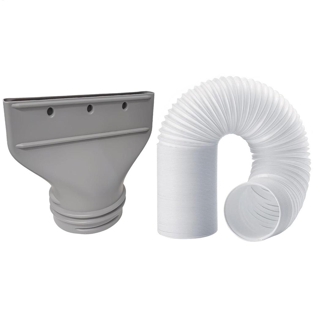 Portable Air Conditioner Window Vent Kit AC Exhaust Hose Coupler For 130mm/150mm Diameter Pipe Joint Adapter Extension Pipe 1.5m