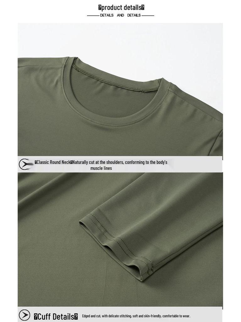 American Basketball Long-Sleeve Quick-Dry Running & Fitness Shirt - Men's Sports Top