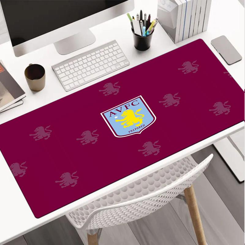 Tappetino per mouse del Football Club Aston Villa Tappetino per mouse, Tappetino per mouse da gioco, Tappetino per tastiera, Decorazione per scrivania per computer portatile Regalo per tifoso Regalo di compleanno