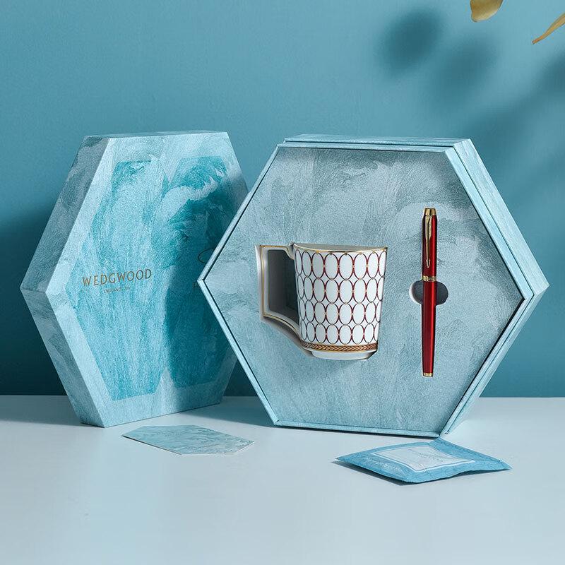 Wedgwood Набор кружка и ручка Parker Pink Years