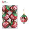 6Pcs/box 6cm Christmas Ball Ornaments Xmas Tree Hanging Pendant Christmas Decorations for Home 2025 Navidad Natal New Year Gift