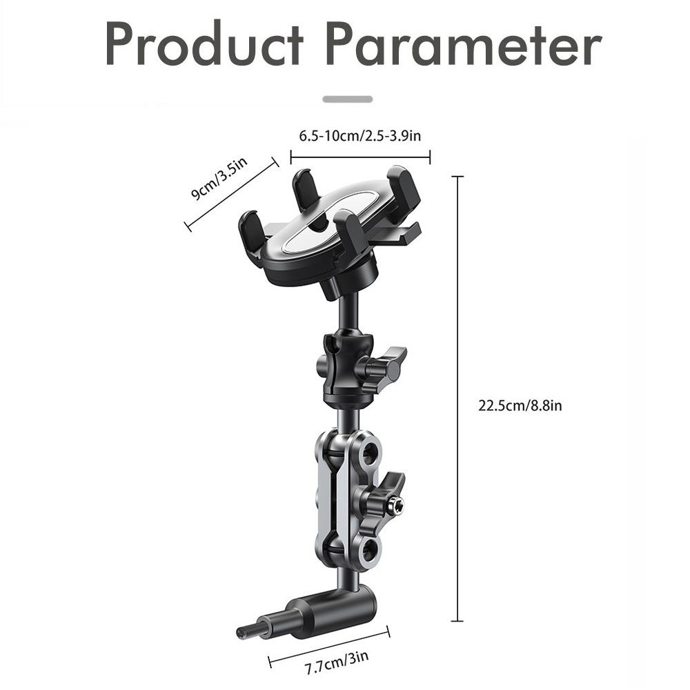 Xiaomi Car A-Pillar Handle Phone Holder 360 Degree Rotatable Fixed Mobile Bracket Suitable for Tanks 300/500/Pajero/Overlord ETC