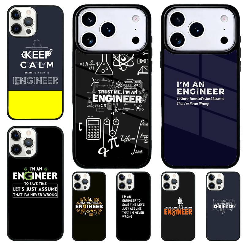 I M An Engineer I M Good At Maths Phone Case for iPhone 17 Air 16 15 11 12 14 13 Pro Max Shockproof Cover