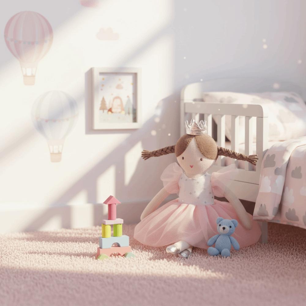 Princess Crown Stuffed Toy High Quality Soft Toy Mate Plush Doll Children