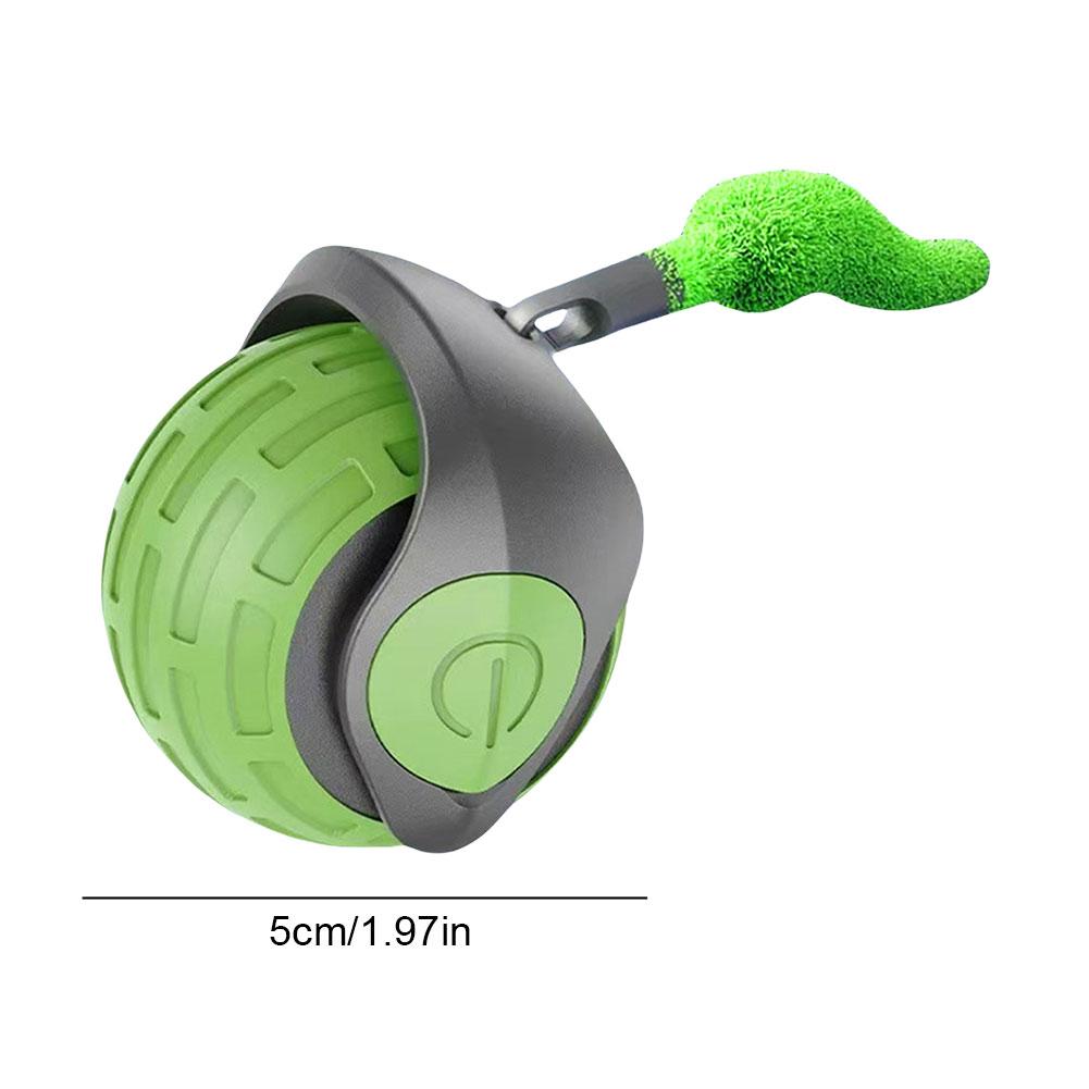 Cat Interactive Ball Toys Rechargeable Smart Pet Electric Toy 2 Modes Dog Cat Training Imitate Mouse Cat Training Teaser Cat Toy