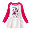 K-pop Monster Hunter Girl Group Dress - Cartoon Ruffle Long Sleeve Mesh Princess Skirt