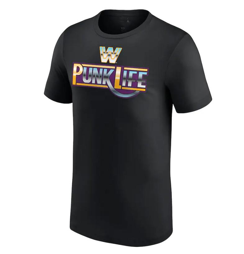 Black CM Punk Punk Life T-Shirt Unisex T-Shirt XXL