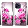 Luxury Painted Leather Case Wallet Book Style Protective Cover for iPhone 16 15 14 13 12 11 Pro MAX 16Pro 15Pro 14Pro 16Plus 15Plus 12mini SE4 (2025)