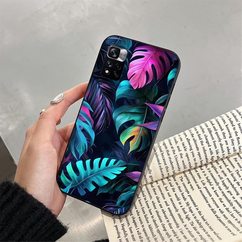 Tropical Palm Tree Leaves Carcasa Funda Phone Case For Xiaomi Redmi note 14 ProPlus 14 13 12 11 10 Pro 14S 12S 11S Redmi 14C 13C