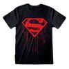 Superman Unisex Adult Dripping Logo T-Shirt