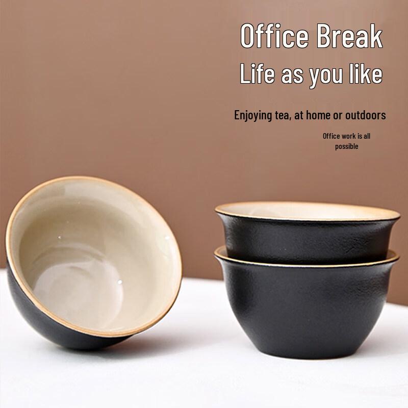 MENGTING Portable Ceramic Kung Fu Tea Set with Filter