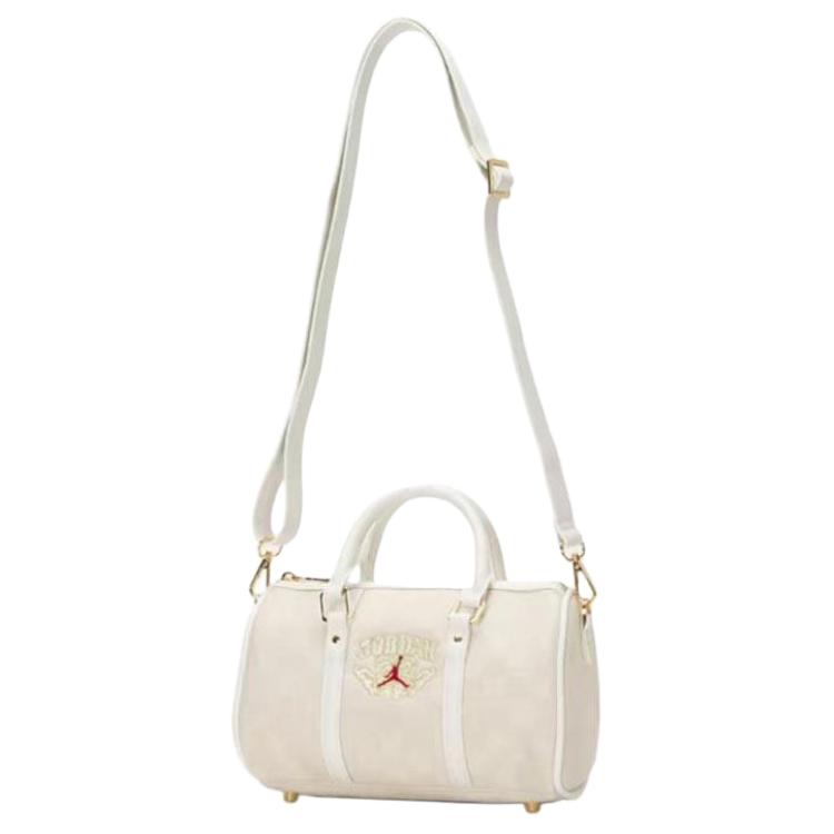 

Jordan Logo Embroidered Sports Bag Kids Handbags White IW1784-133 White